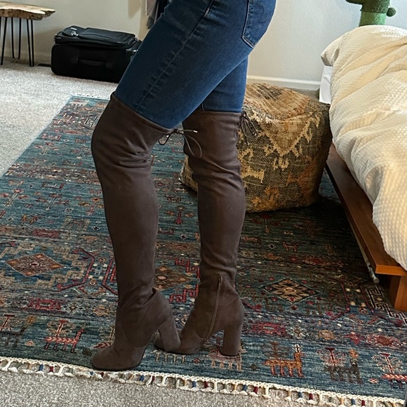 Enzo Angiolini Over-the-knee Suede Boots 6 1/2 - Picture 2 of 6